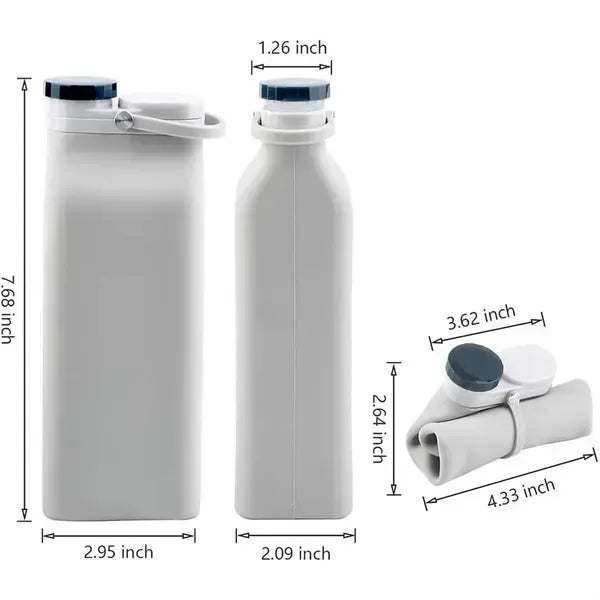 Portable Foldable Silicone Water Bottle