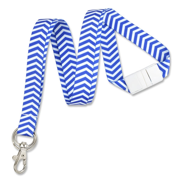 5/8" Pre-Printed ZigZag Pattern Fashion Breakaway Lanyards