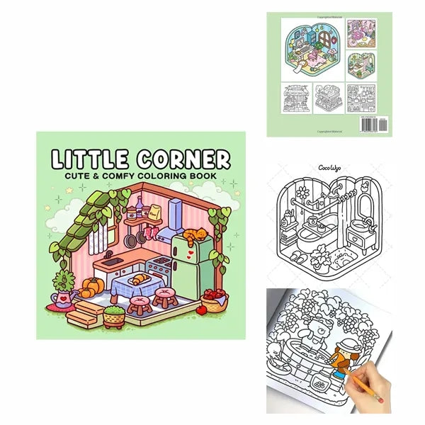 Relaxing Coloring Books Handicraft