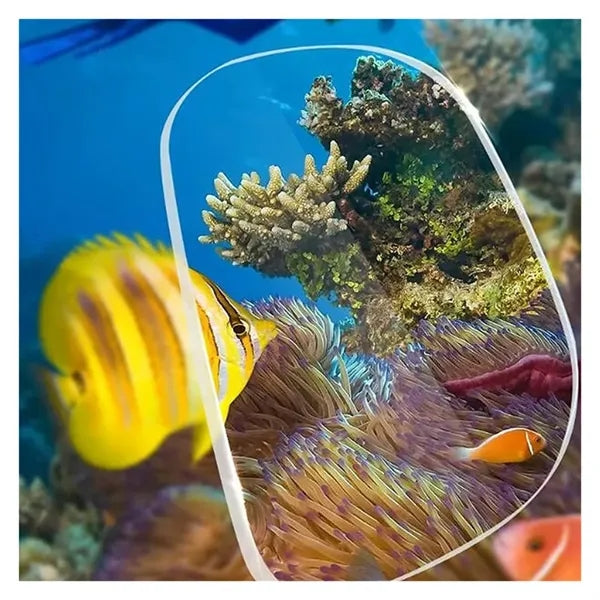 Wide-View Anti-Fog Adjustable Soft Silicone Snorkel Mask