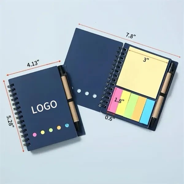 Coiled Kraft Paper Cover Notepad