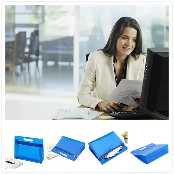 Durable Tear-Resistant Lightweight Translucent PVC File Bag