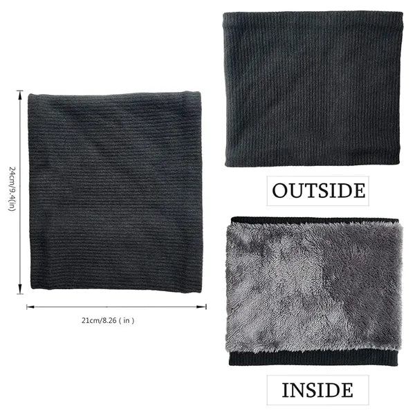 Winter fleece neck warmer