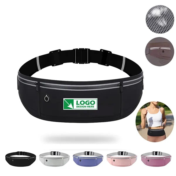 Adjustable Reflective Running Waist Fanny Pack