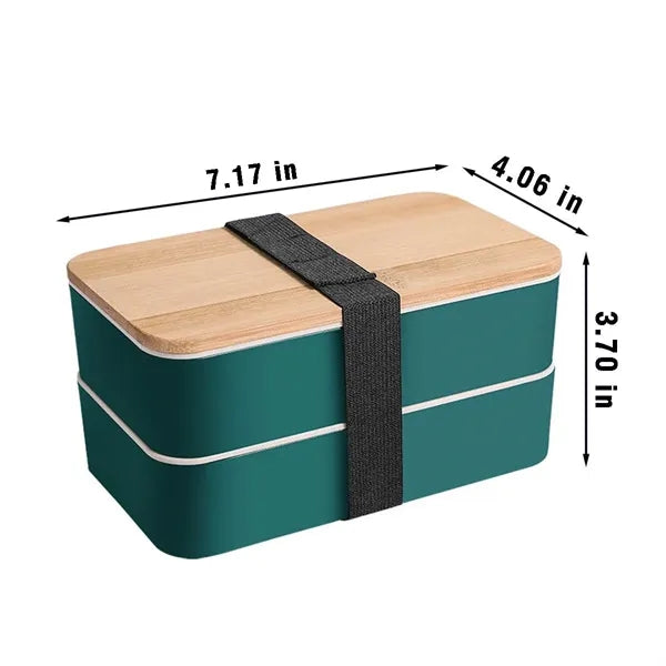 Work school picnic food container lunch box with utensil