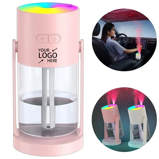 10 Oz. Mini Starry Sky Projection Car Mist Humidifier
