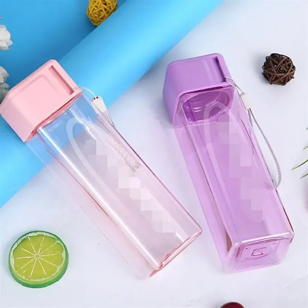 17oz Simple Square Universal Plastic Milk Tea Cup