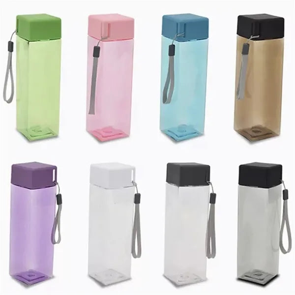 17oz Simple Square Universal Plastic Milk Tea Cup