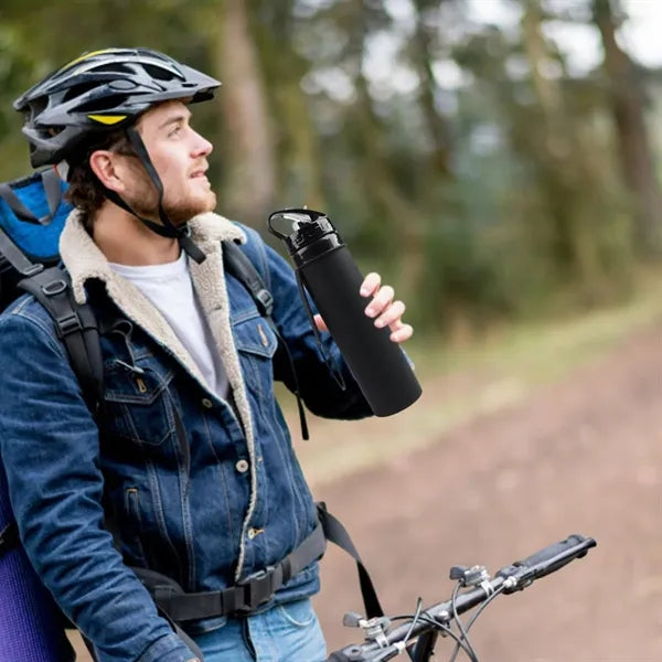 20oz Foldable Leak-proof Sports Silicone Water Bottle