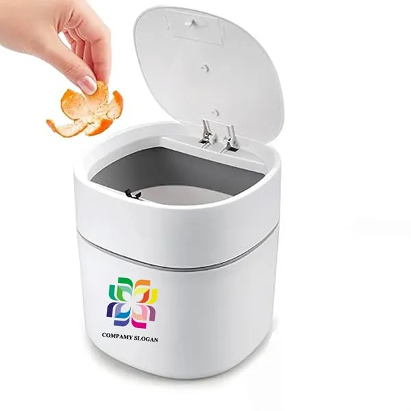 Mini Desk Trash Can with Lid