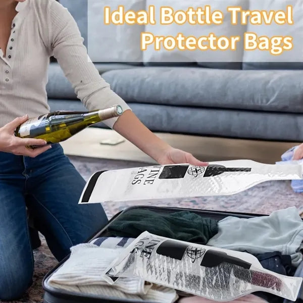 Travel Wine Bottle Protector Sleeve Leakproof
