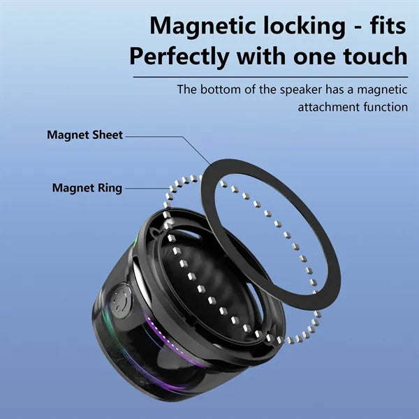 Portable Magnetic Wireless Speaker Free Shipping