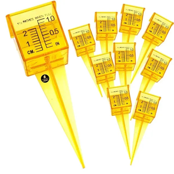 Durable Outdoor Rain Gauge with Ground Spike