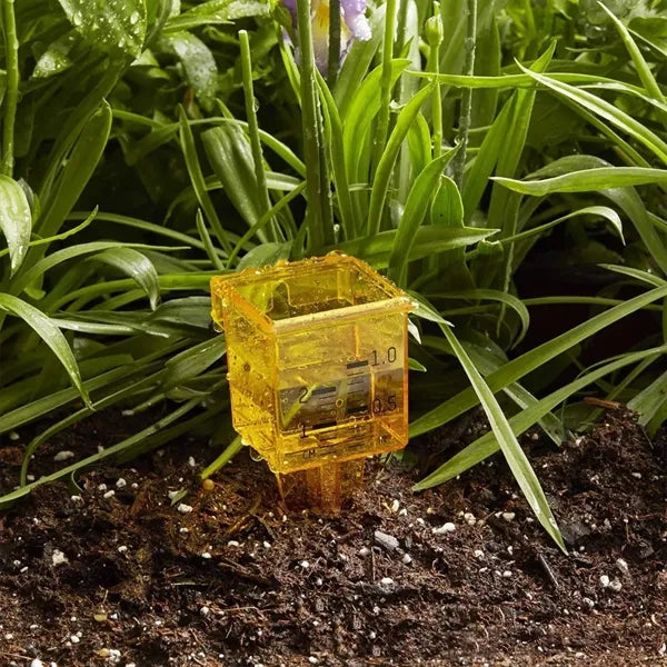 Durable Outdoor Rain Gauge with Ground Spike