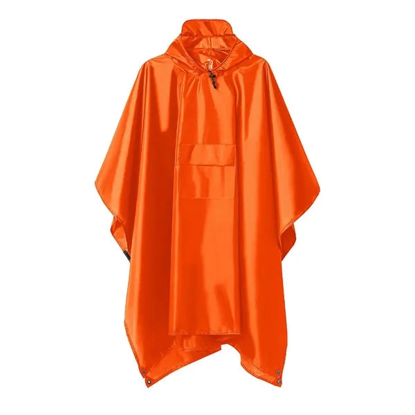 Portable Outdoor 3-in-1 Hooded Poncho Raincoat