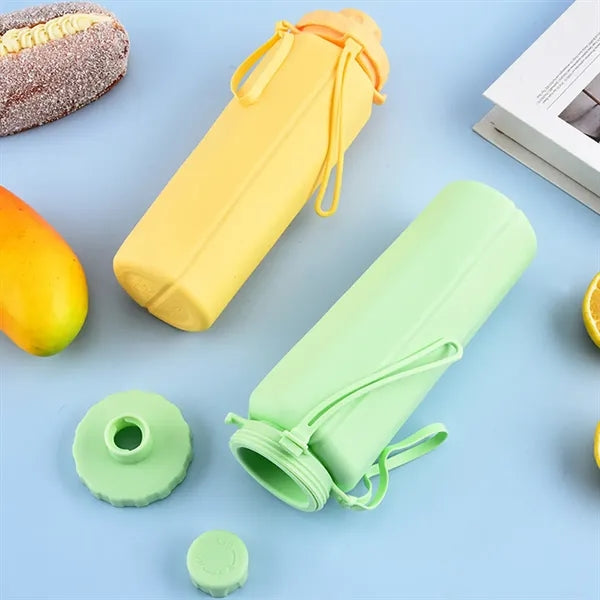 20oz BPA-Free Foldable Thickened Outdoor Silicone Bottle