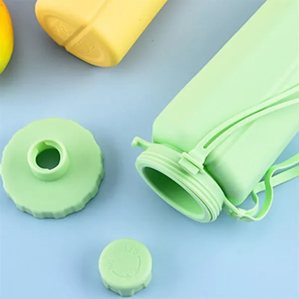 20oz BPA-Free Foldable Thickened Outdoor Silicone Bottle