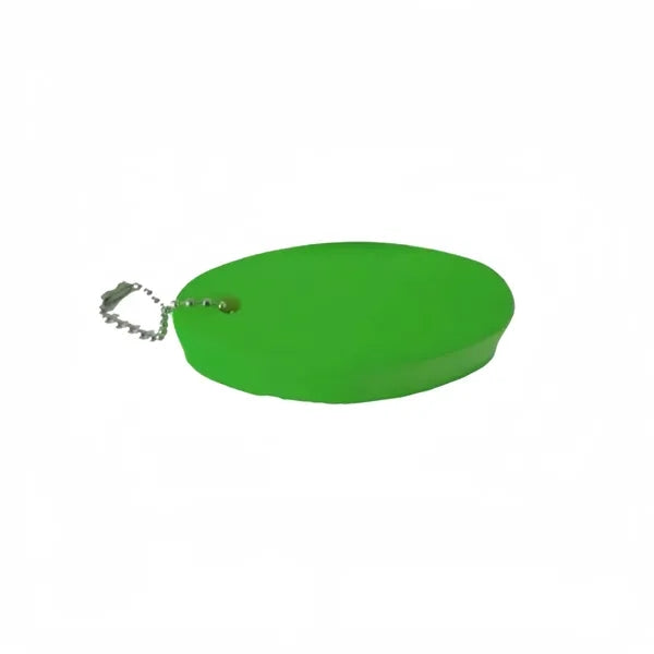 PU Oval Floating Keychain