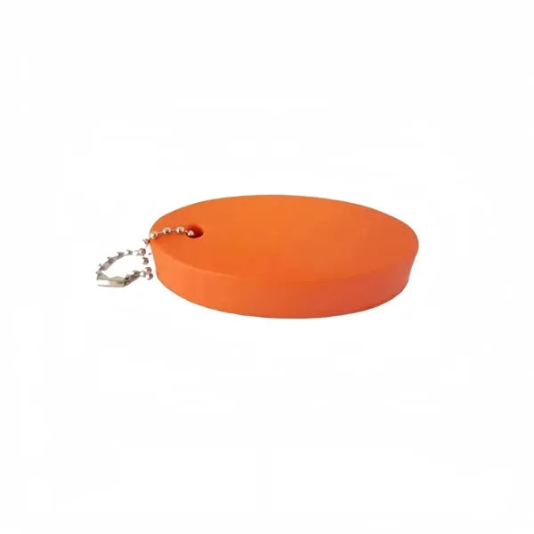 PU Oval Floating Keychain