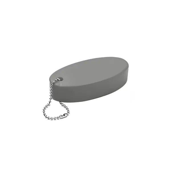 PU Oval Floating Keychain