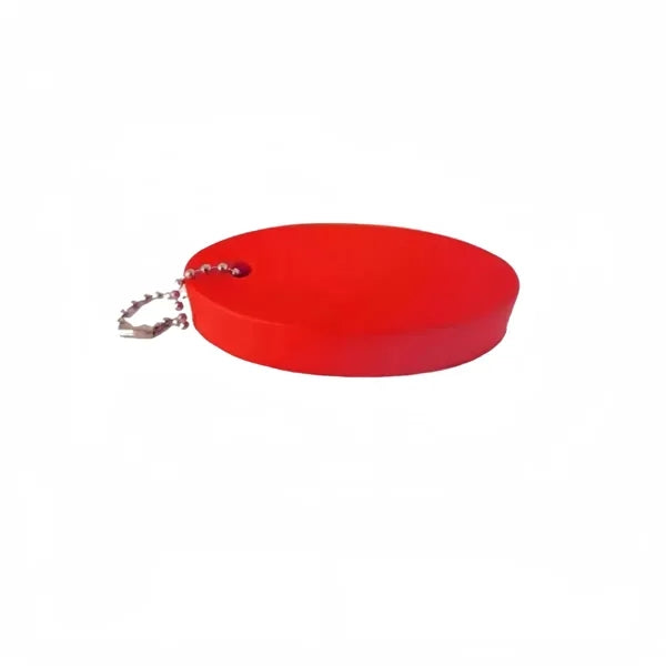 PU Oval Floating Keychain