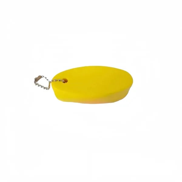PU Oval Floating Keychain