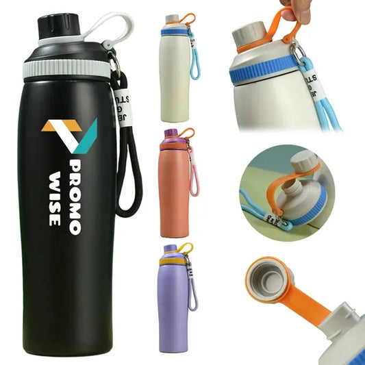 22Oz Large Capacity Portable Space Cup With Carrying Rope