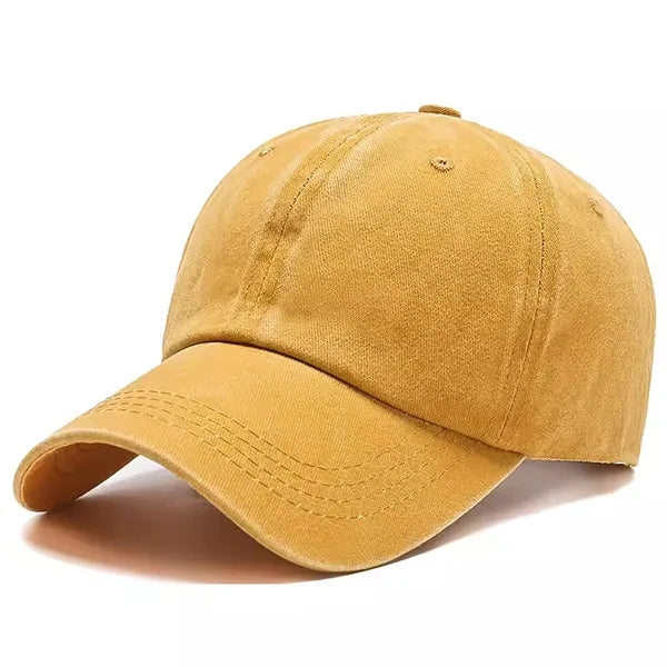 Vintage Washed Cotton Baseball Cap
