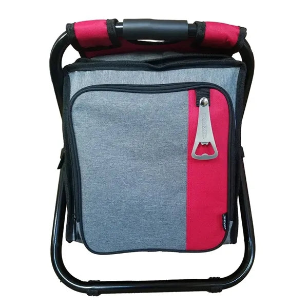 Backpack Cooler Chair with a bottle opener
