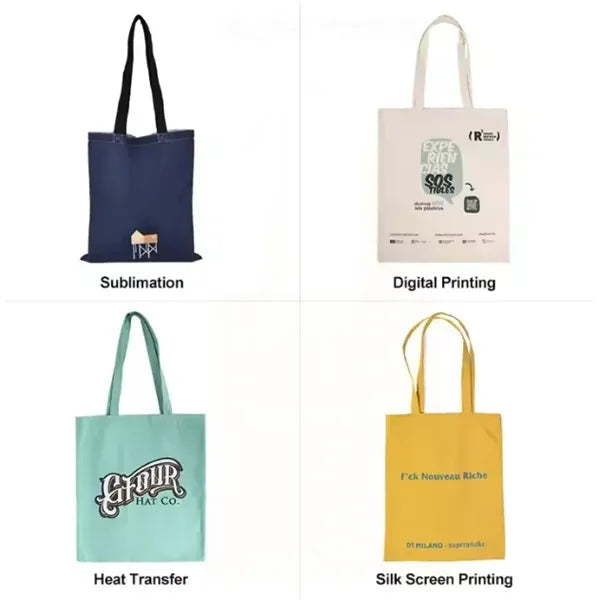 Natural Cotton Canvas Tote Bag