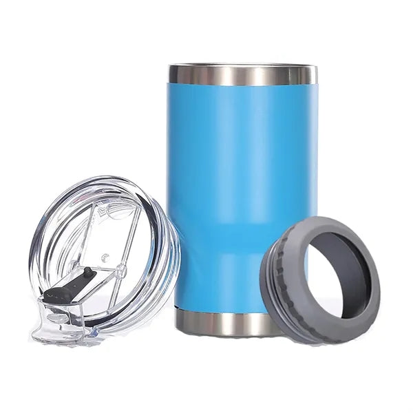 Insulated Can Cooler with Bottle Opener
