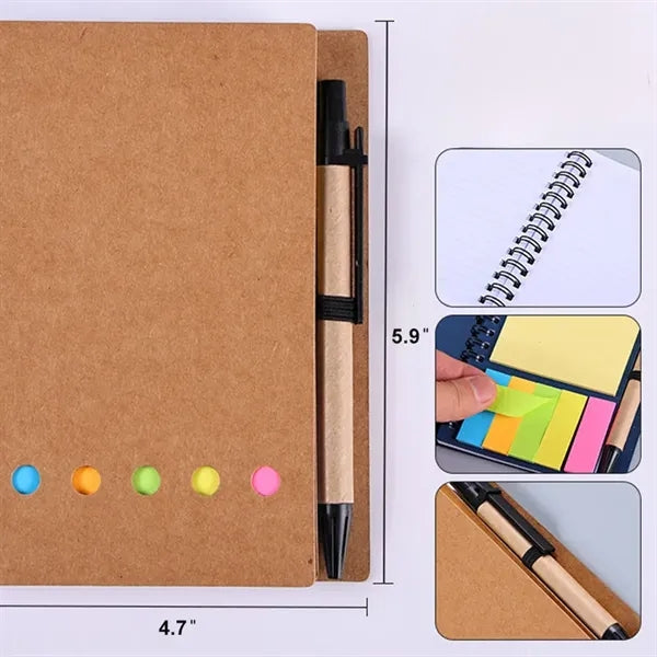 Sticky Note Set with Pen