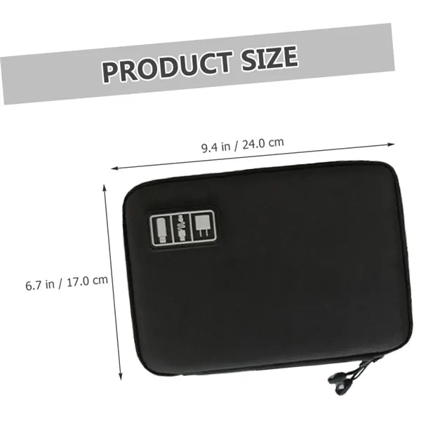 Travel Electronics Organizer Bag with Large Storage Capacity