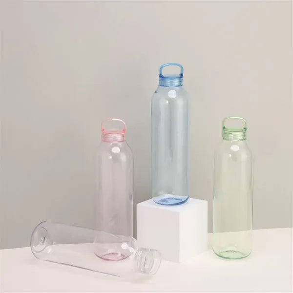 17oz Fully Transparent and Thickened Sports Plastic Bottle