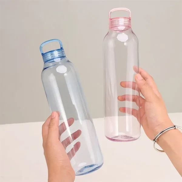 17oz Fully Transparent and Thickened Sports Plastic Bottle
