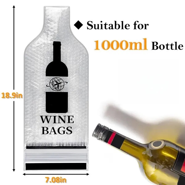 Travel Wine Bottle Protector Sleeve Leakproof