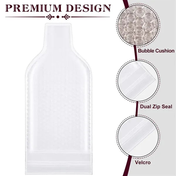 Travel Wine Bottle Protector Sleeve Leakproof