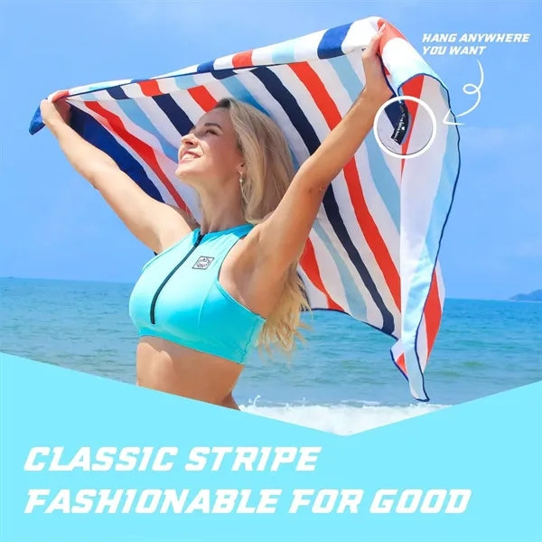 Microfiber Full Color Sublimation Quick Dry Beach Towel