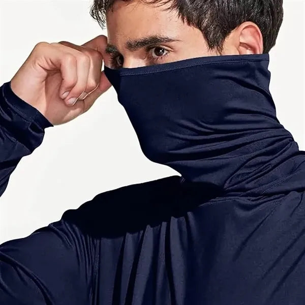 Men's UPF 50+ Sun Protection Hoodie with Face Mask