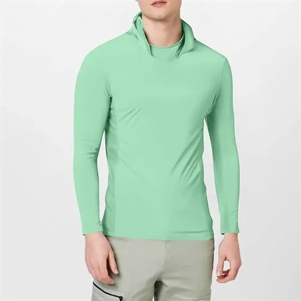 Men's UPF 50+ Sun Protection Hoodie with Face Mask