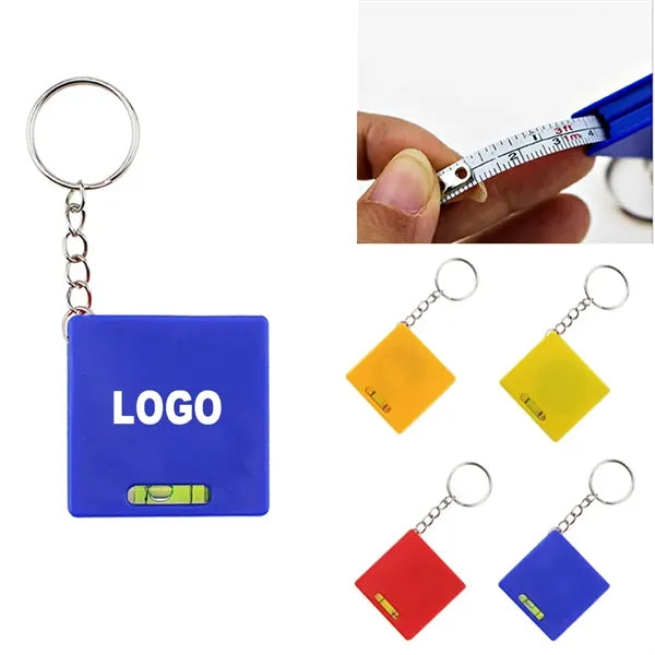 Mini Keychain Tape Measure Level