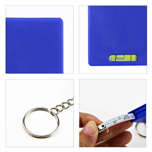 Mini Keychain Tape Measure Level