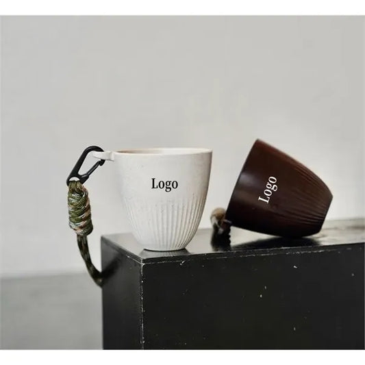 Portable Hanging-Neck Coffee Grounds Cup