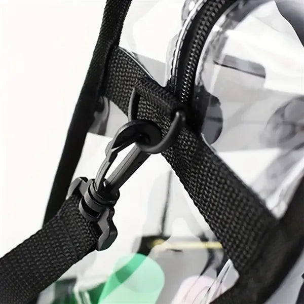 Clear Tote Bag with Zipper