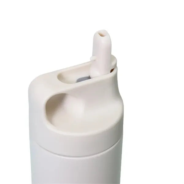 19 oz Stainless Steel Vacuum Sports Bottle with Straw Lid