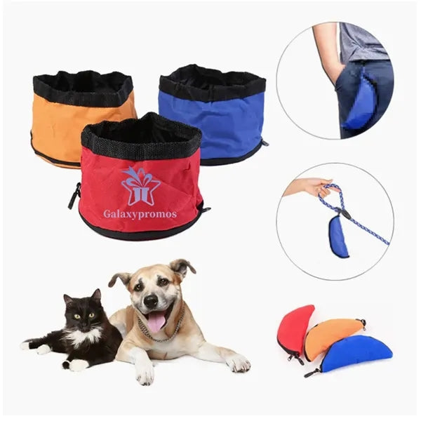 Collapsible Pet Bowl & Drinking Feeding Container
