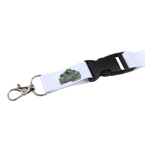 3/4" Polyester Detach Lanyards Badge Holder W/ Swivel Hook