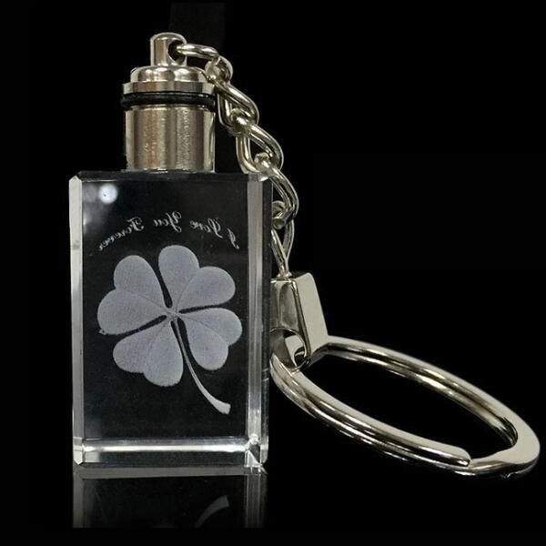 LED Light Crystal Key Chain
