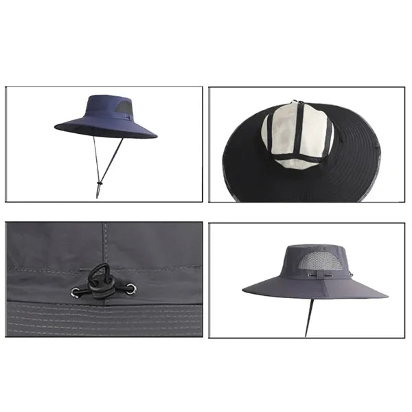 Ventilated Solar Powered Fan Hat for Sun Protection