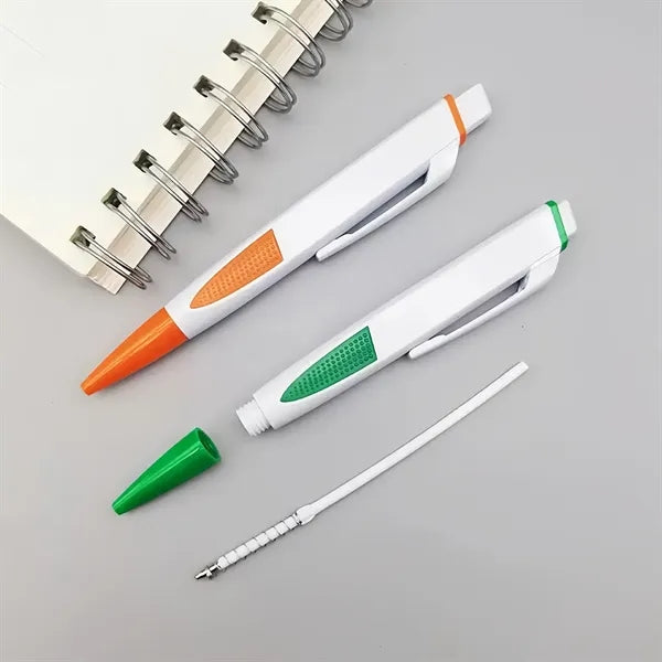 Ballpoint pens with colorful handles suitable for branding
